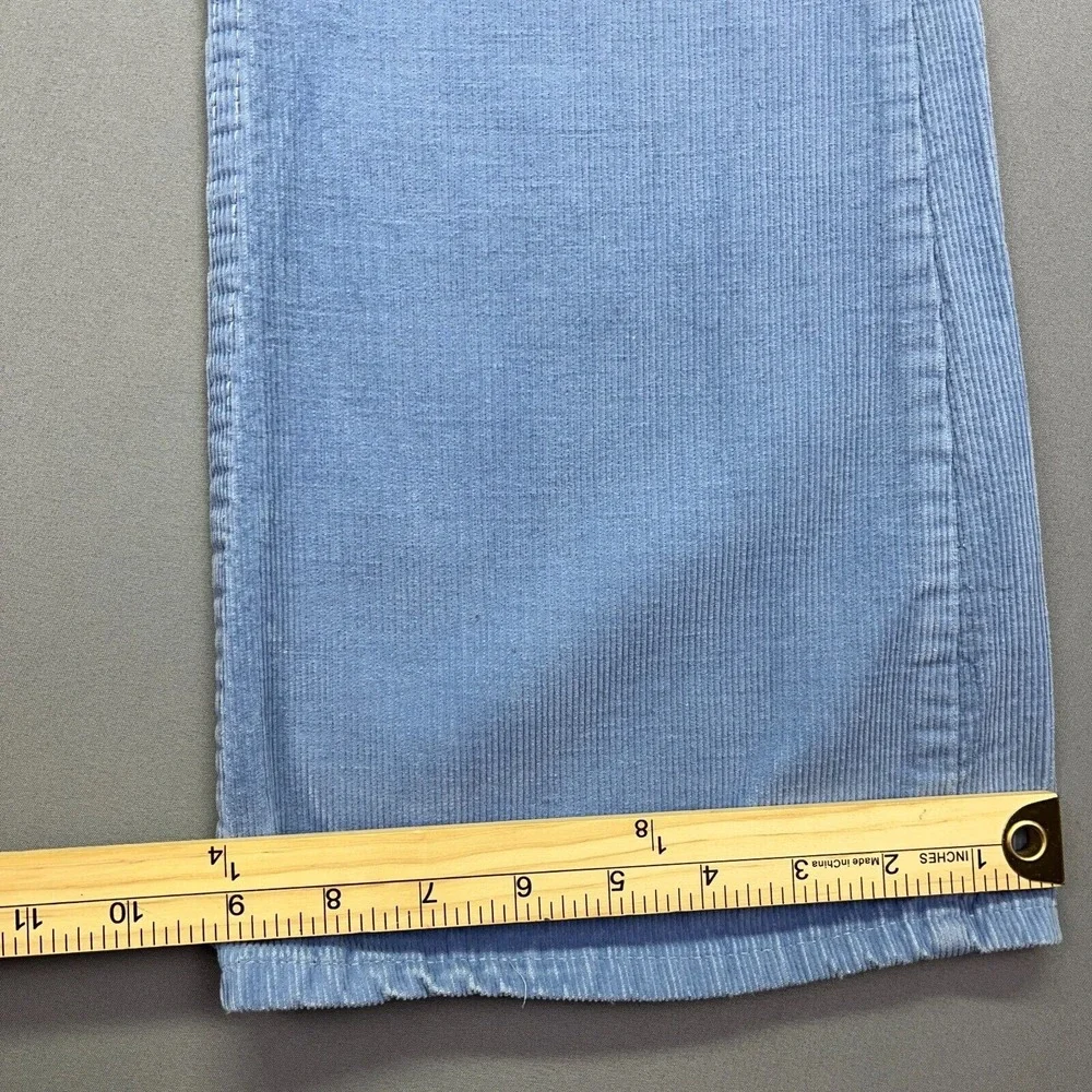 VTG Levi's 645-1512 Corduroy Jeans Flared Blue Sz 27